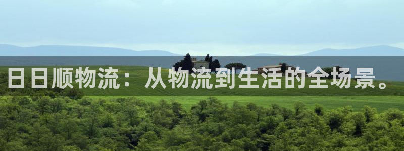 优游国际注册链接：日日顺物流：从物流