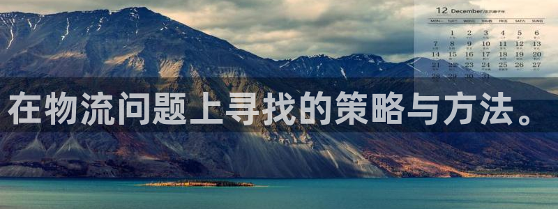 ,优游国际官方平台：在物流问题上寻找