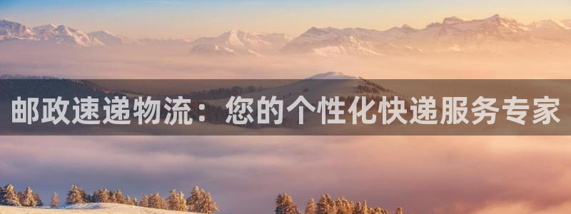 ,优游国际注册登录流程：邮政速递物流